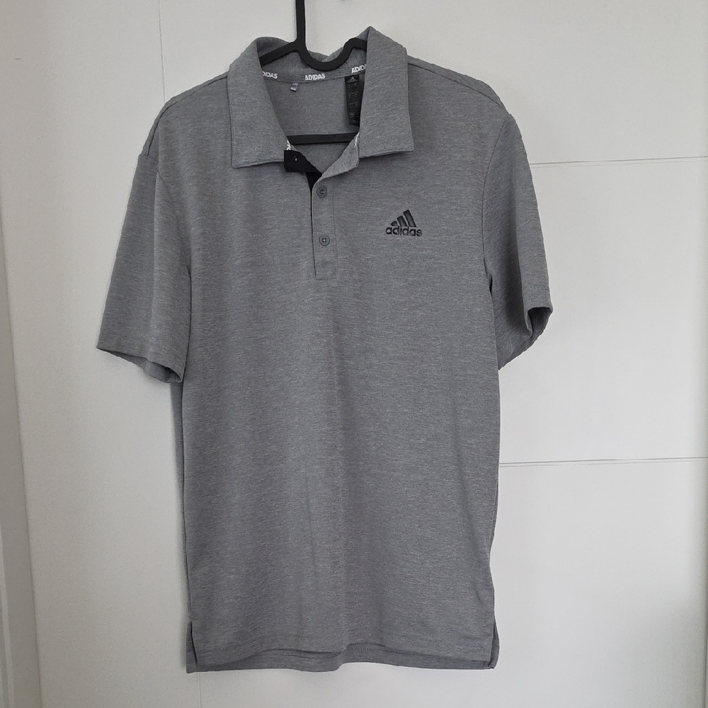 Adidas Men's  Gray Polo Shirt